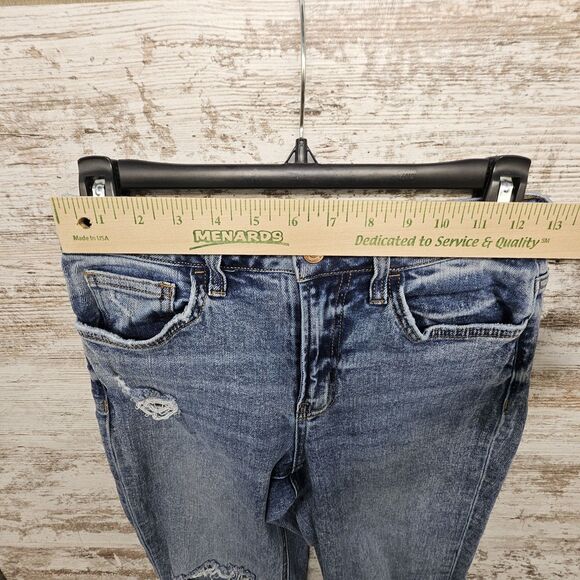 Flying Monkey Punctual High Rise Stretchy Dad Jean Black Label Womens Size 25 - Picture 7 of 8